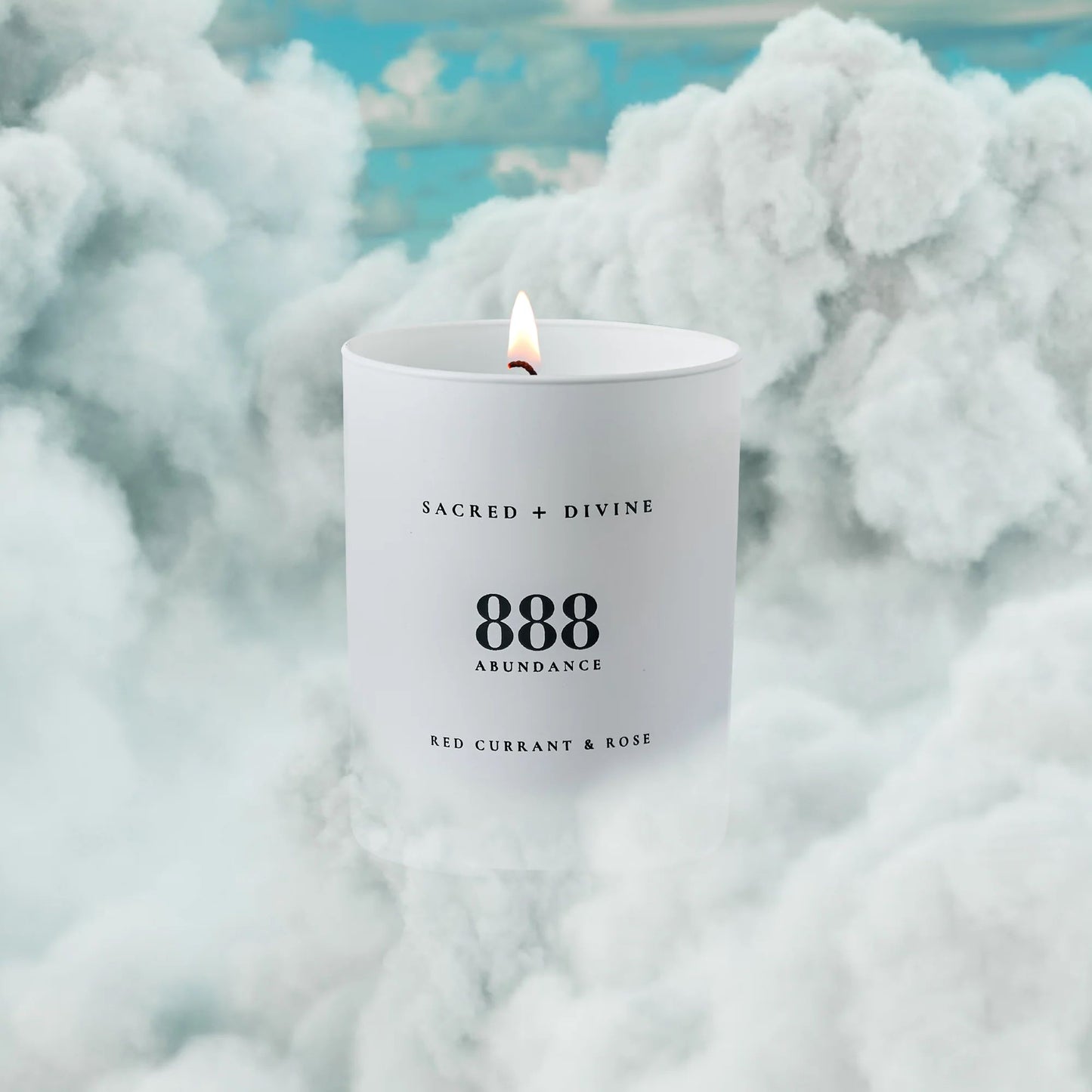 888 Candle / Abundance: Red Currant & Rose