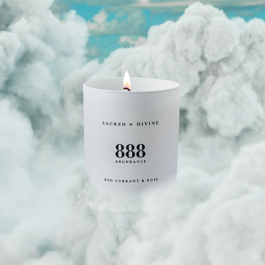 888 Candle / Abundance: Red Currant & Rose