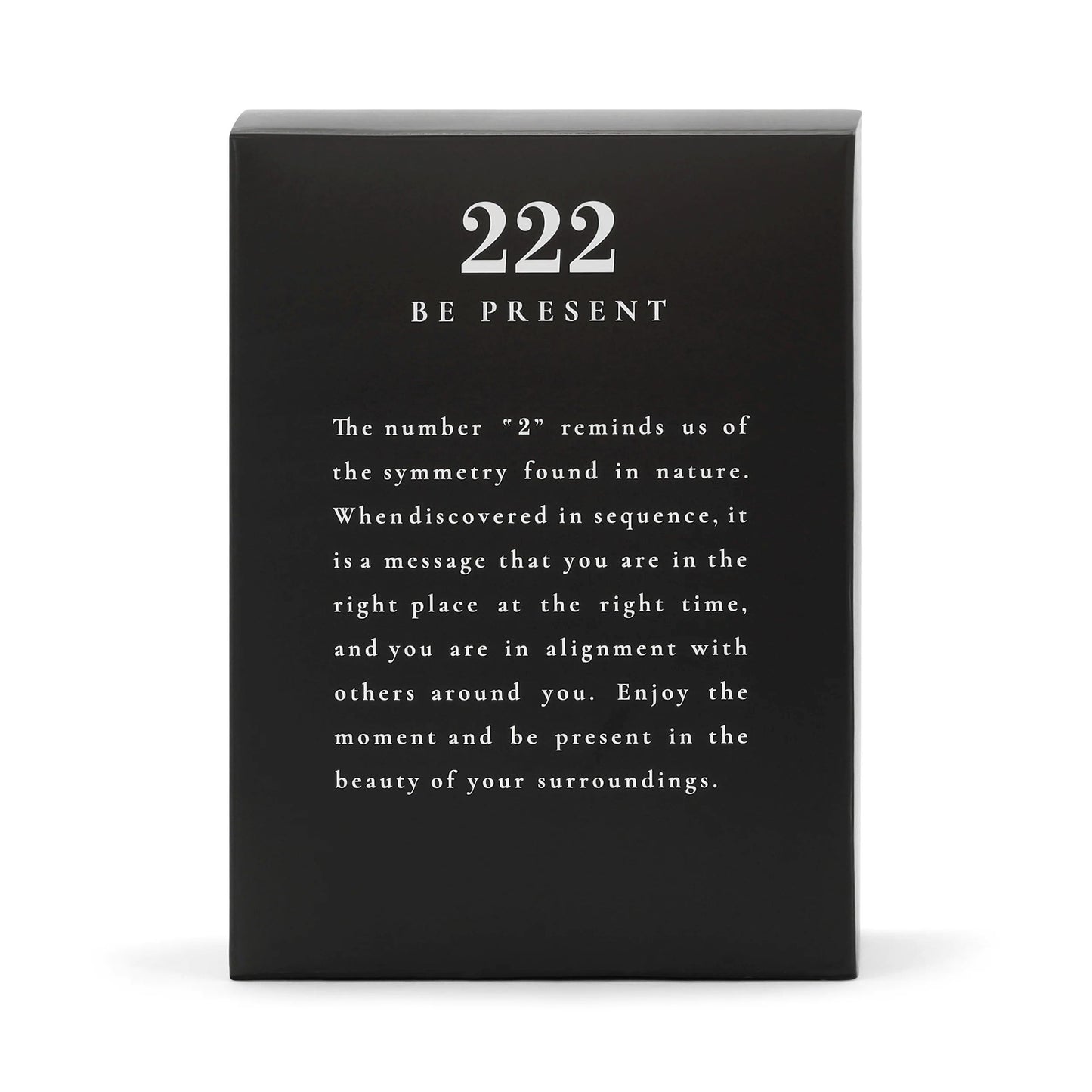 222 Candle / Be Present: Cashmere & Bergamot