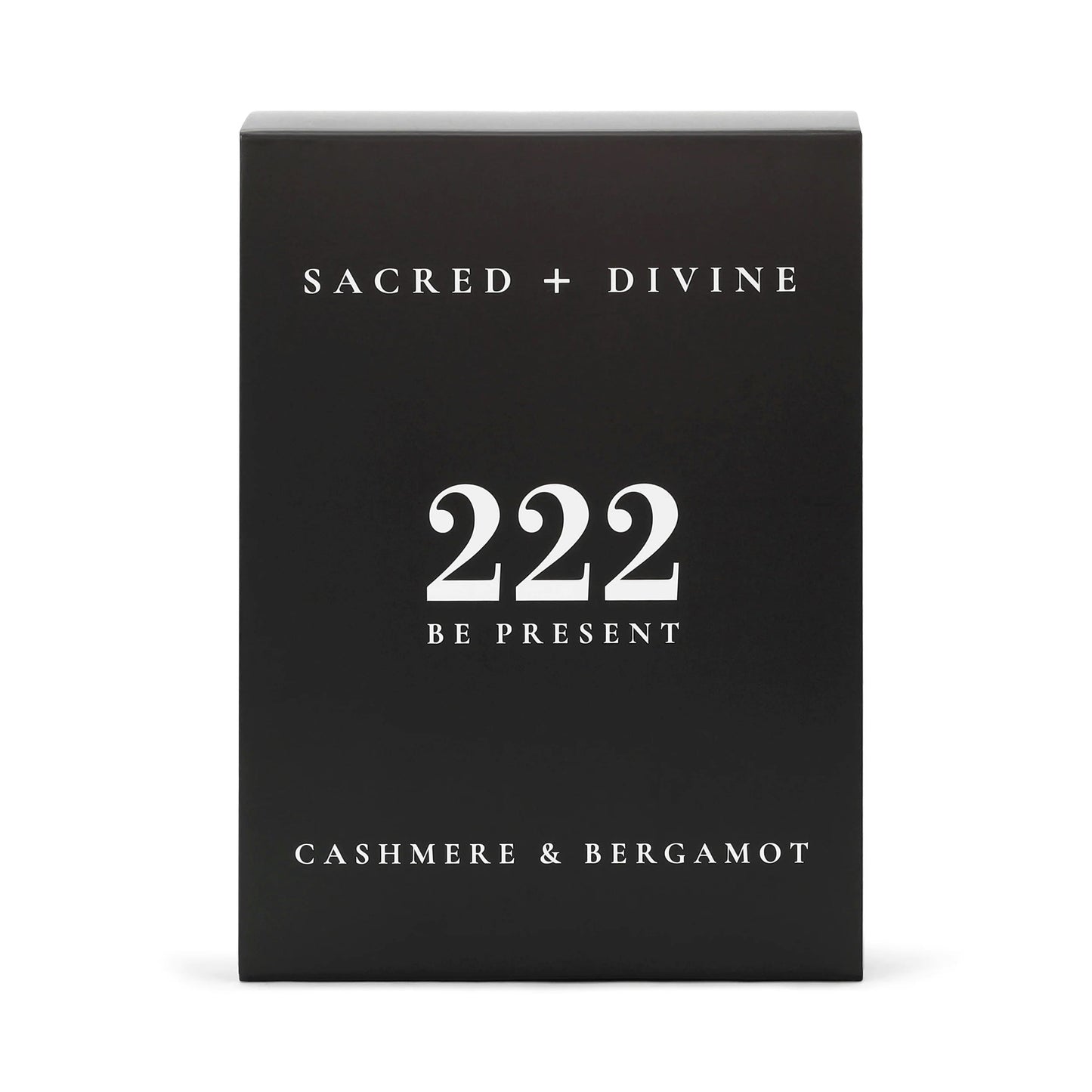 222 Candle / Be Present: Cashmere & Bergamot