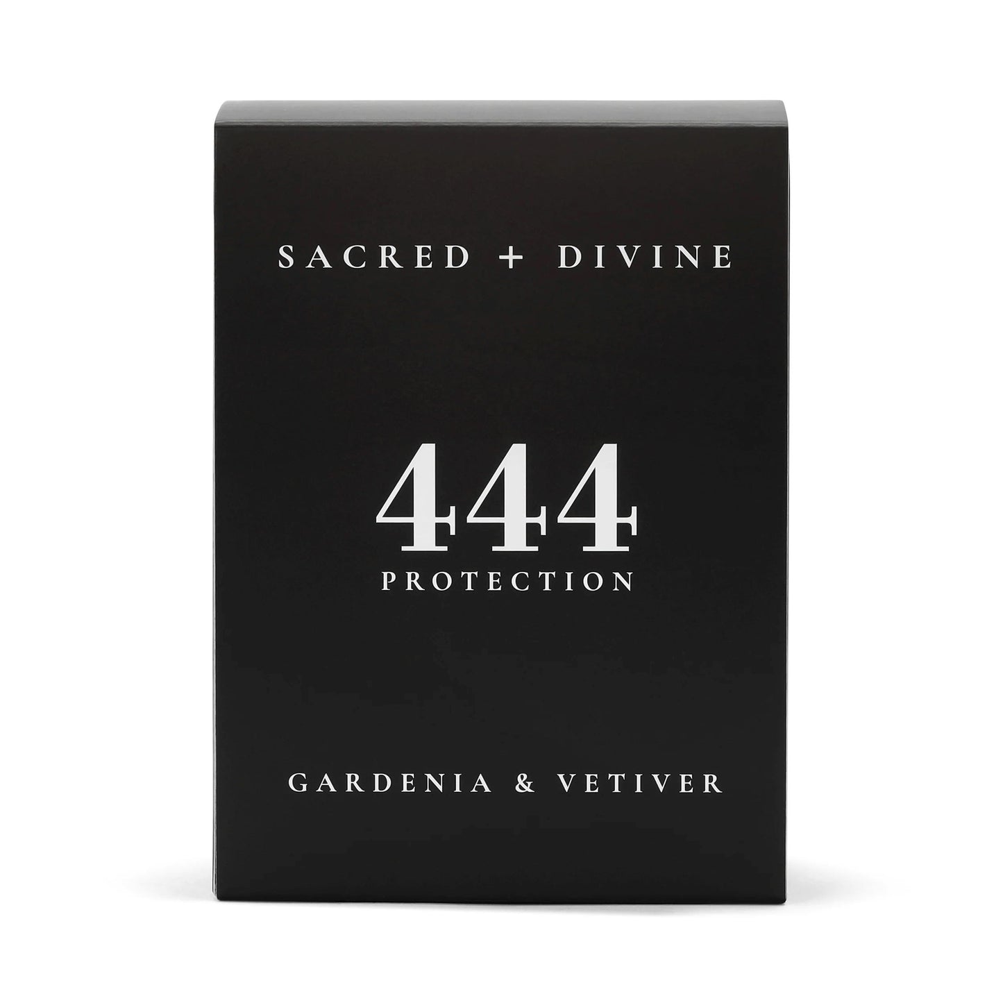 444 Candle / Protection: Gardenia & Vetiver