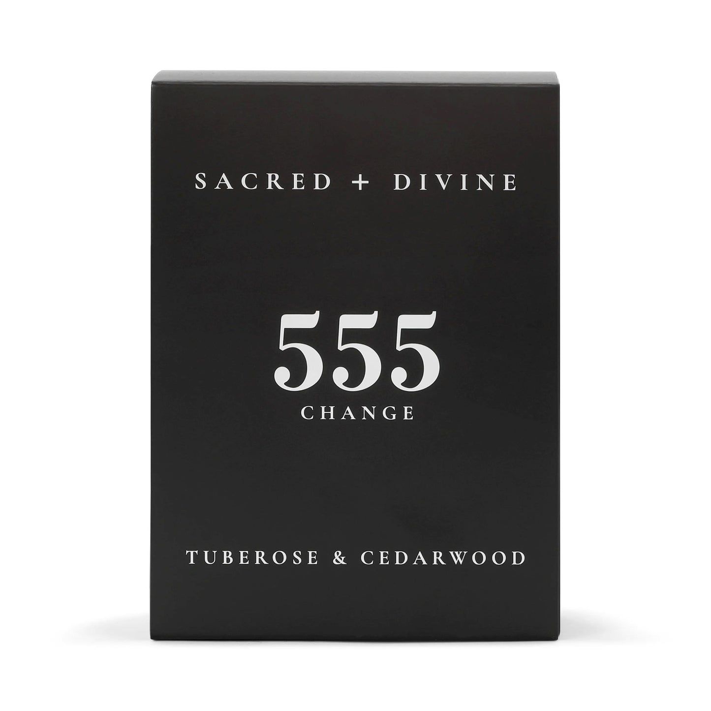 555 Candle / Change: Tuberose & Cedarwood