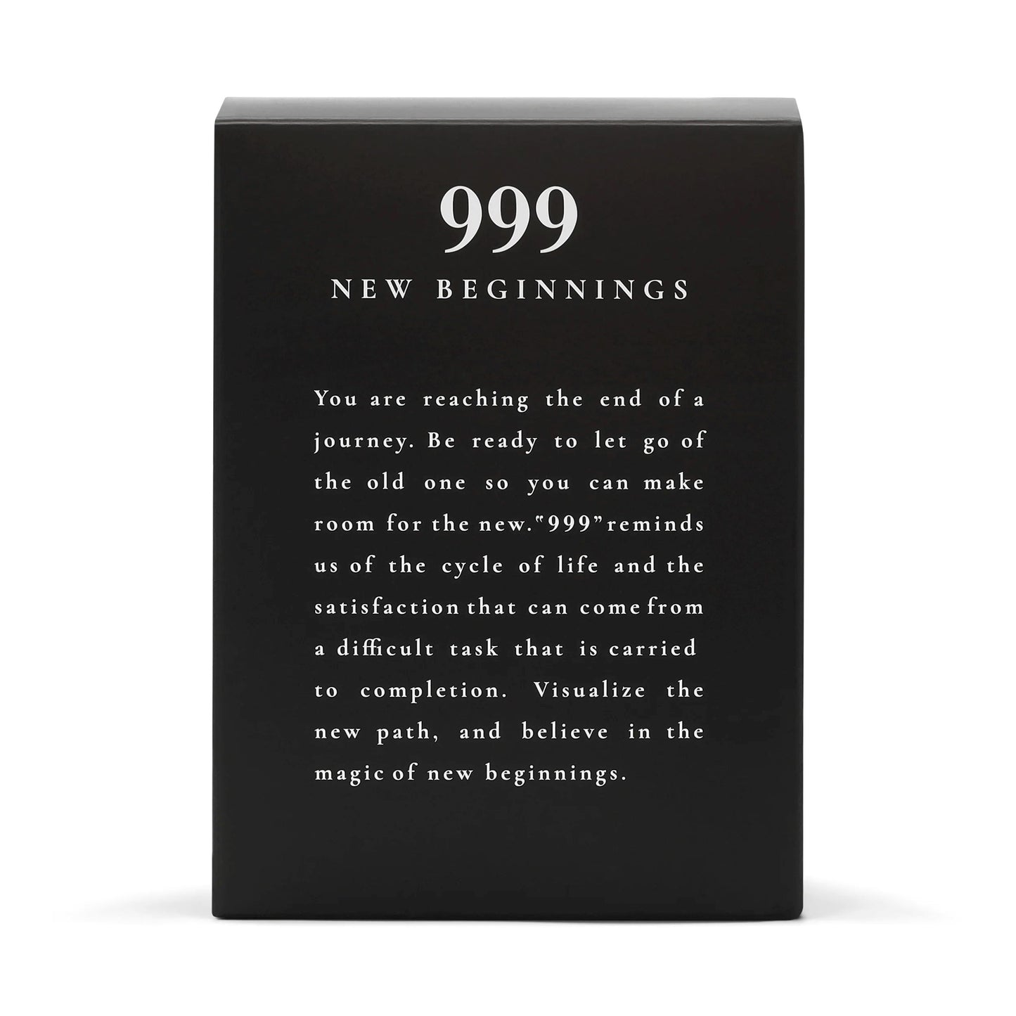 999 Candle / New Beginnings: Tuberose & Tonka