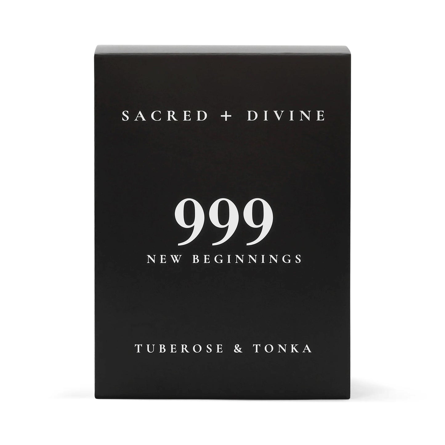 999 Candle / New Beginnings: Tuberose & Tonka