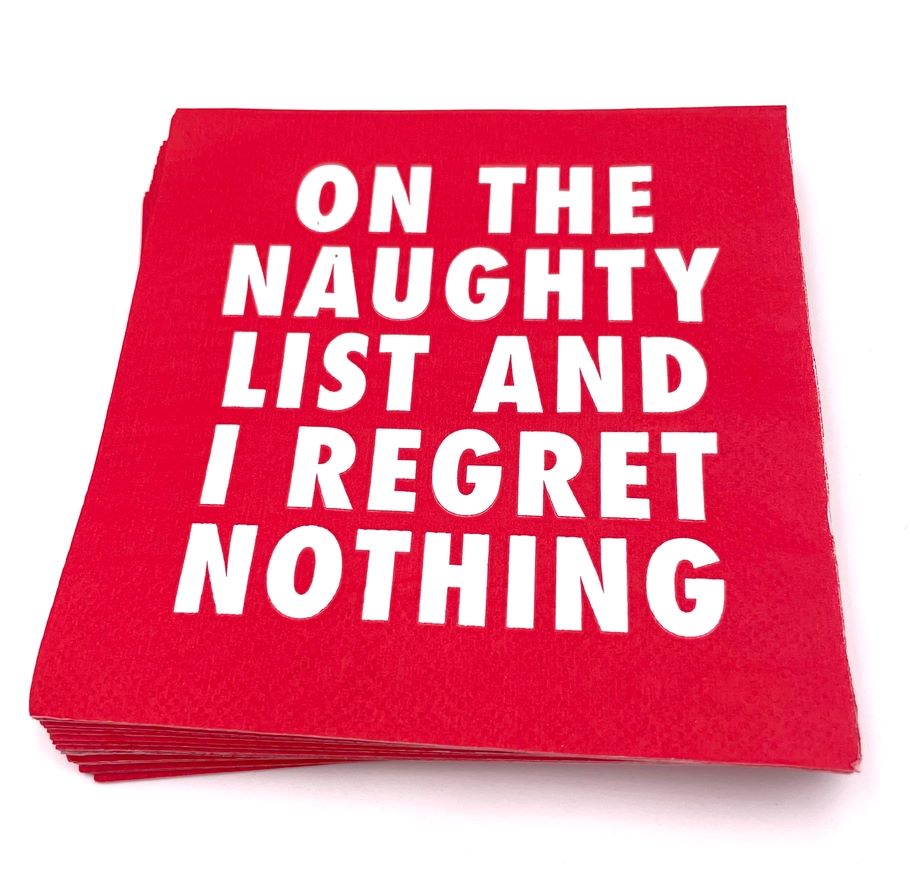 Holiday Funny Cocktail Napkins