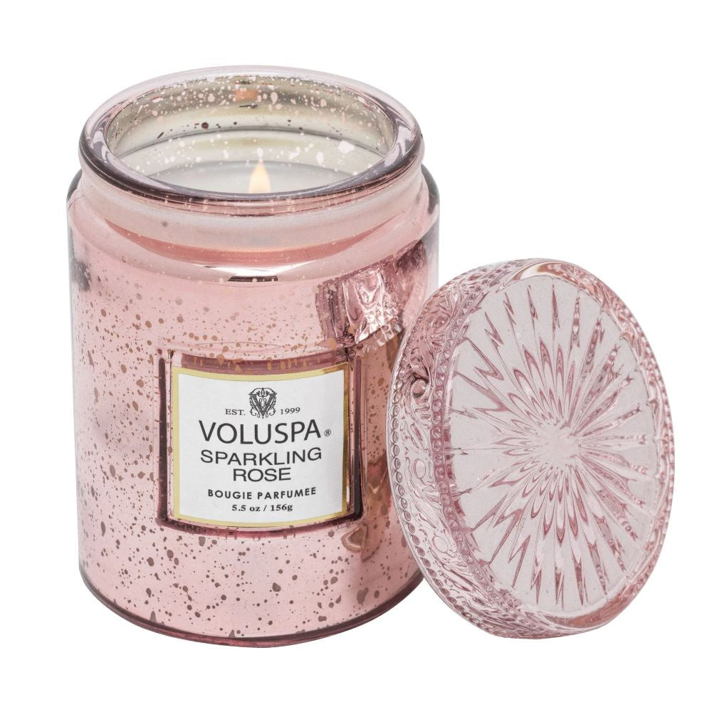 Voluspa Sparkling Rose Small Jar Candle