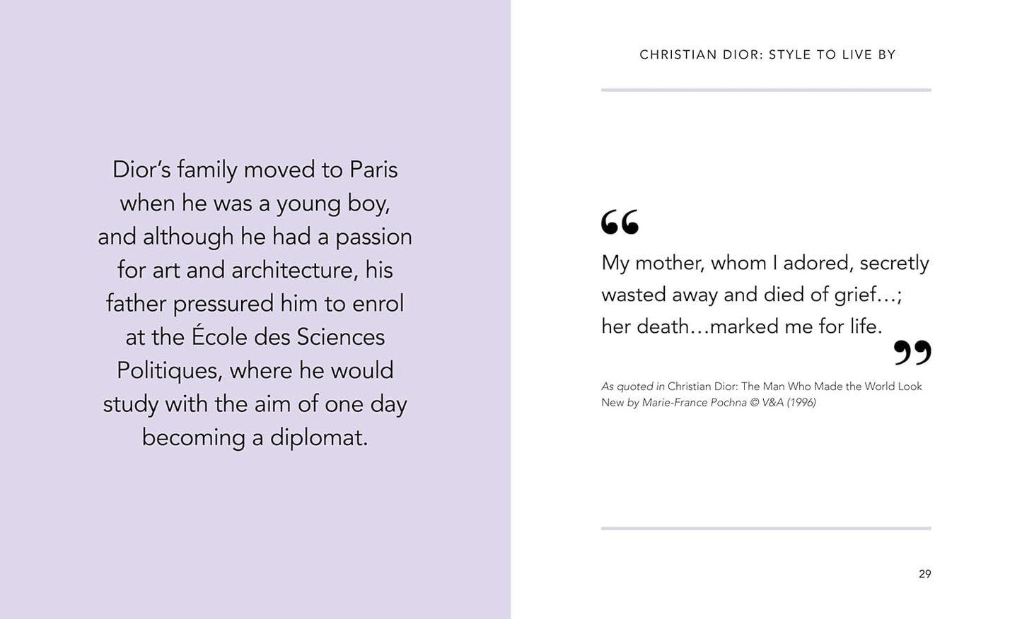 The Little Guide to Christian Dior: Style to Live By