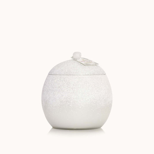 Thymes Frasier Fir Flocked Novelty Statement Candle