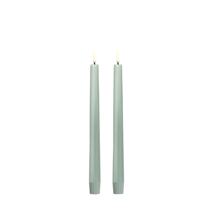 Uyuni LED Classic Taper Candles with Soft-Fit Cap 0.9 x 9.8"