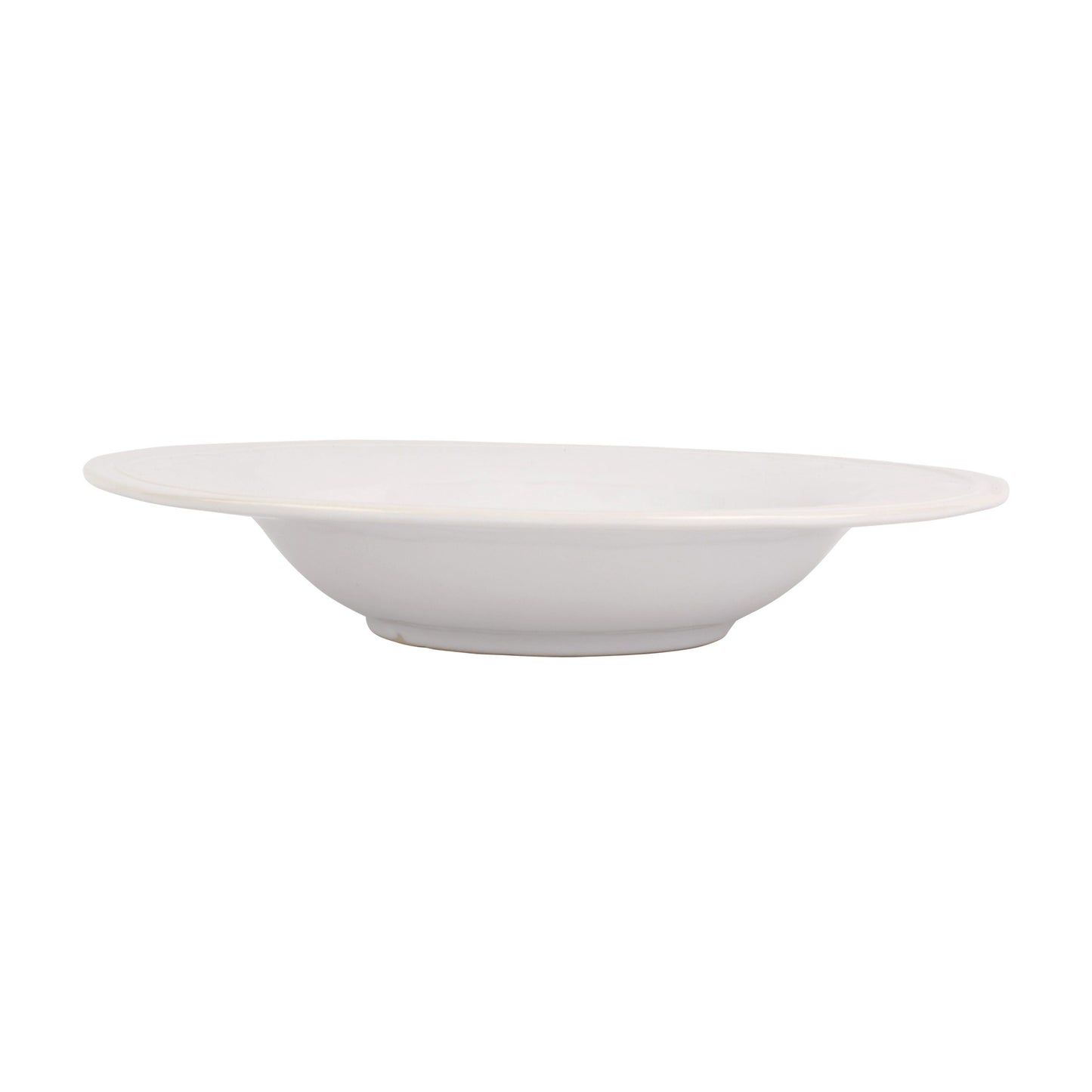 viva by VIETRI Aria White Shallow Serving Bowl