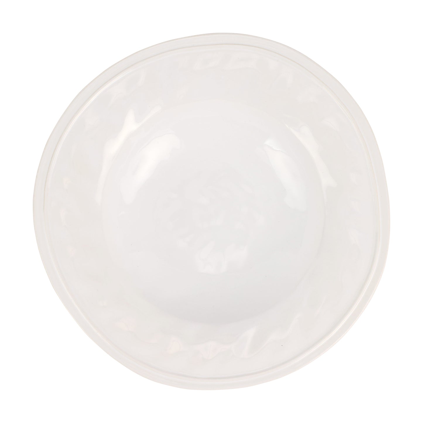 viva by VIETRI Aria White Shallow Serving Bowl