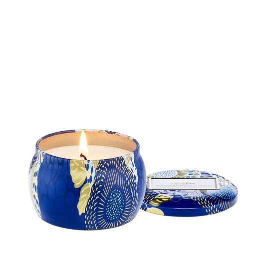 Voluspa Mediterranean Lemon Mini Tin Candle