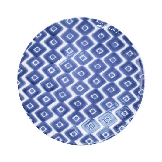 viva by VIETRI Santorini Diamond Dinner Plate