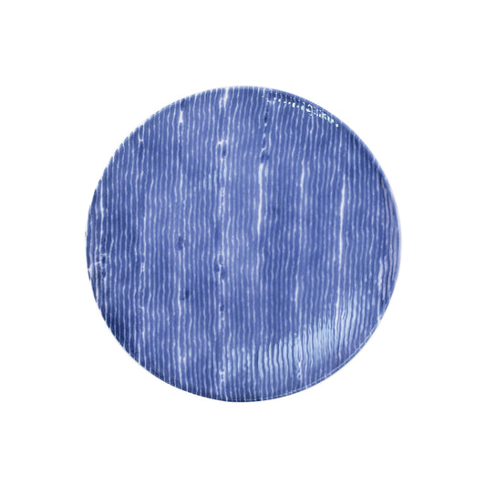viva by VIETRI Santorini Stripe Salad Plate