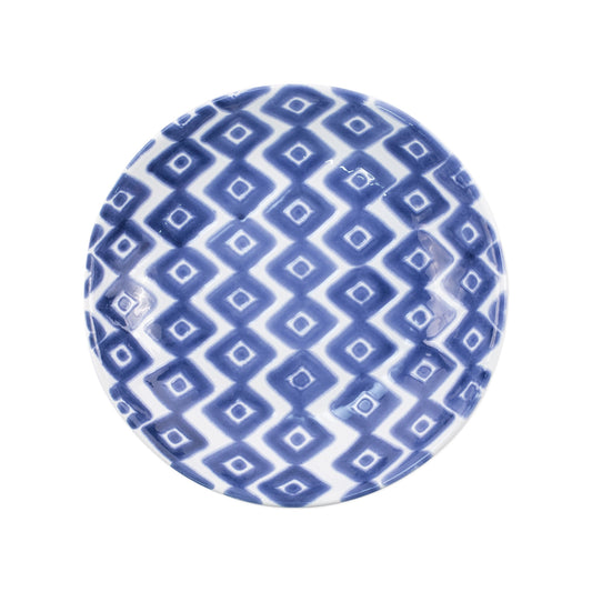 viva by VIETRI Santorini Diamond Salad Plate