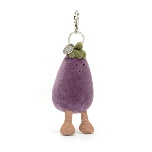 Jellycat Vivacious Eggplant Bag Charm