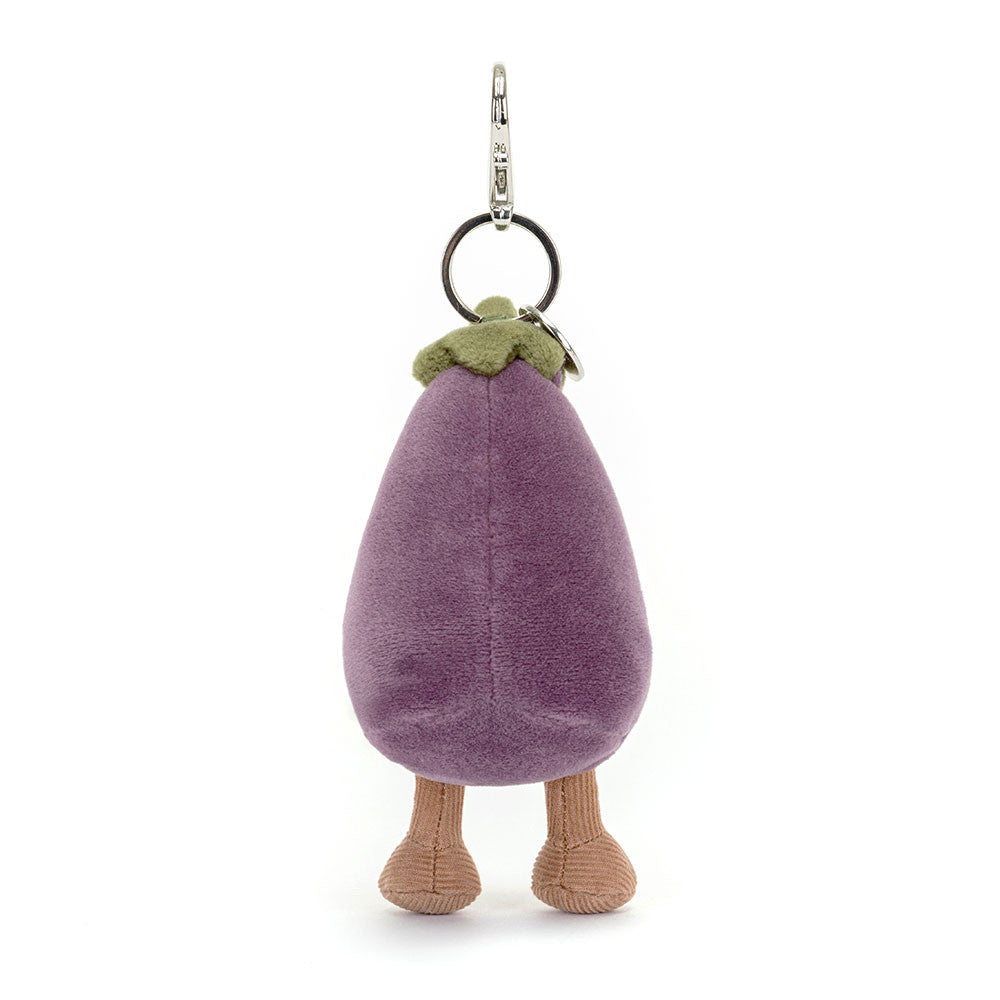 Jellycat Vivacious Eggplant Bag Charm