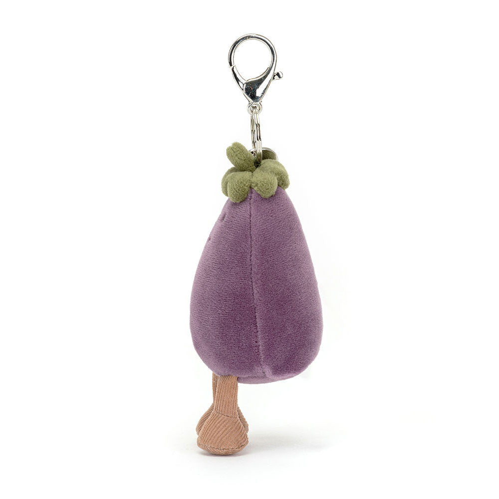 Jellycat Vivacious Eggplant Bag Charm