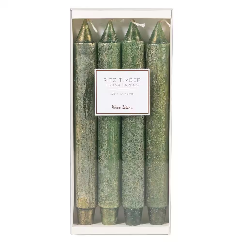 Green Ritz Timber Trunk Taper Candles