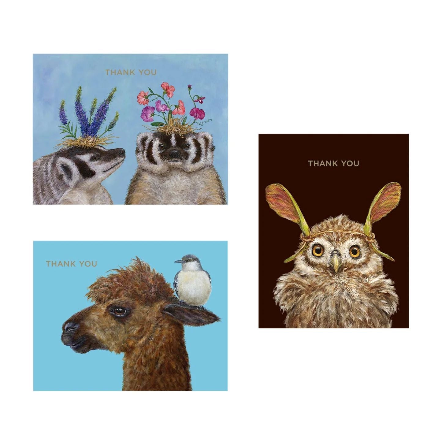 Vicki Sawyer Thank You Greeting Cards Set