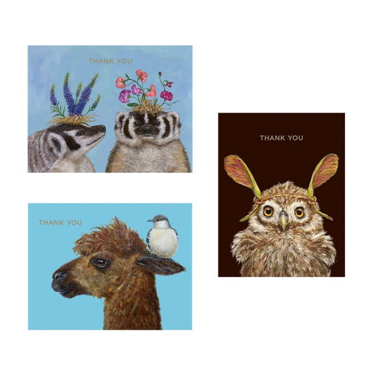 Vicki Sawyer Thank You Greeting Cards Set