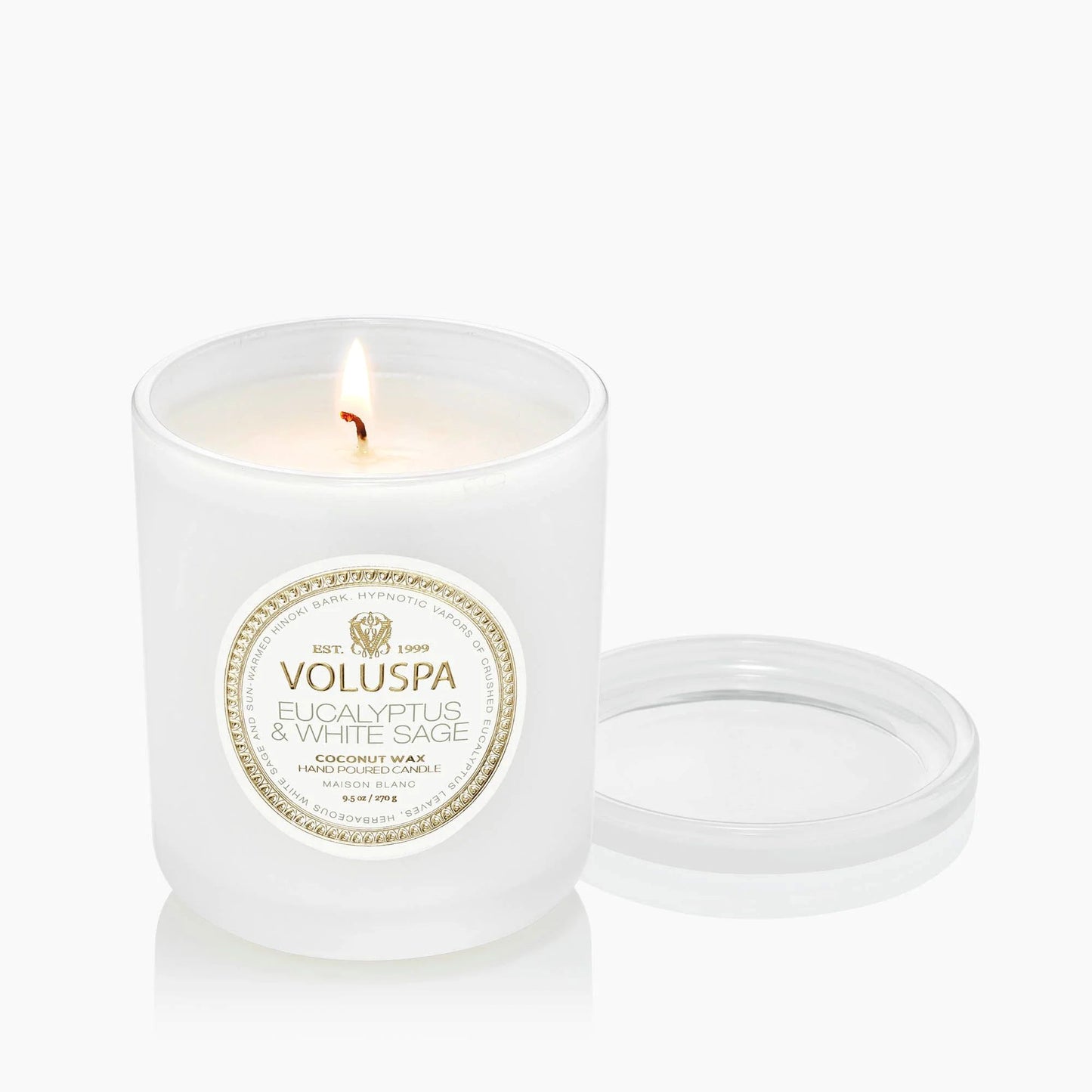 Voluspa Eucalyptus & White Sage Classic Candle