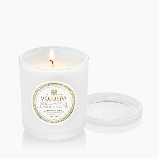 Voluspa Eucalyptus & White Sage Classic Candle