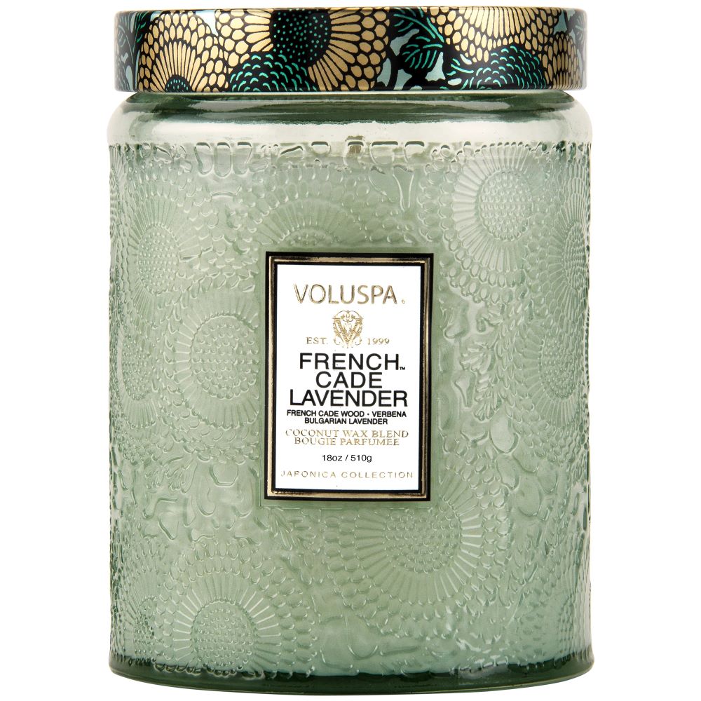 French Cade & Lavender Large Jar Candle