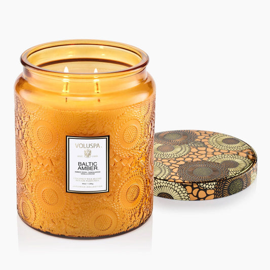 Voluspa Baltic Amber Luxe Jar Candle