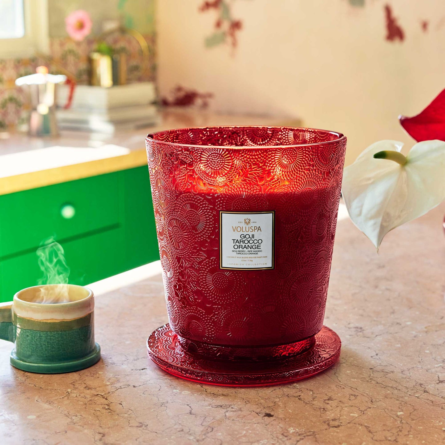 Voluspa Goji Tarocco Orange 5 Wick Hearth Candle