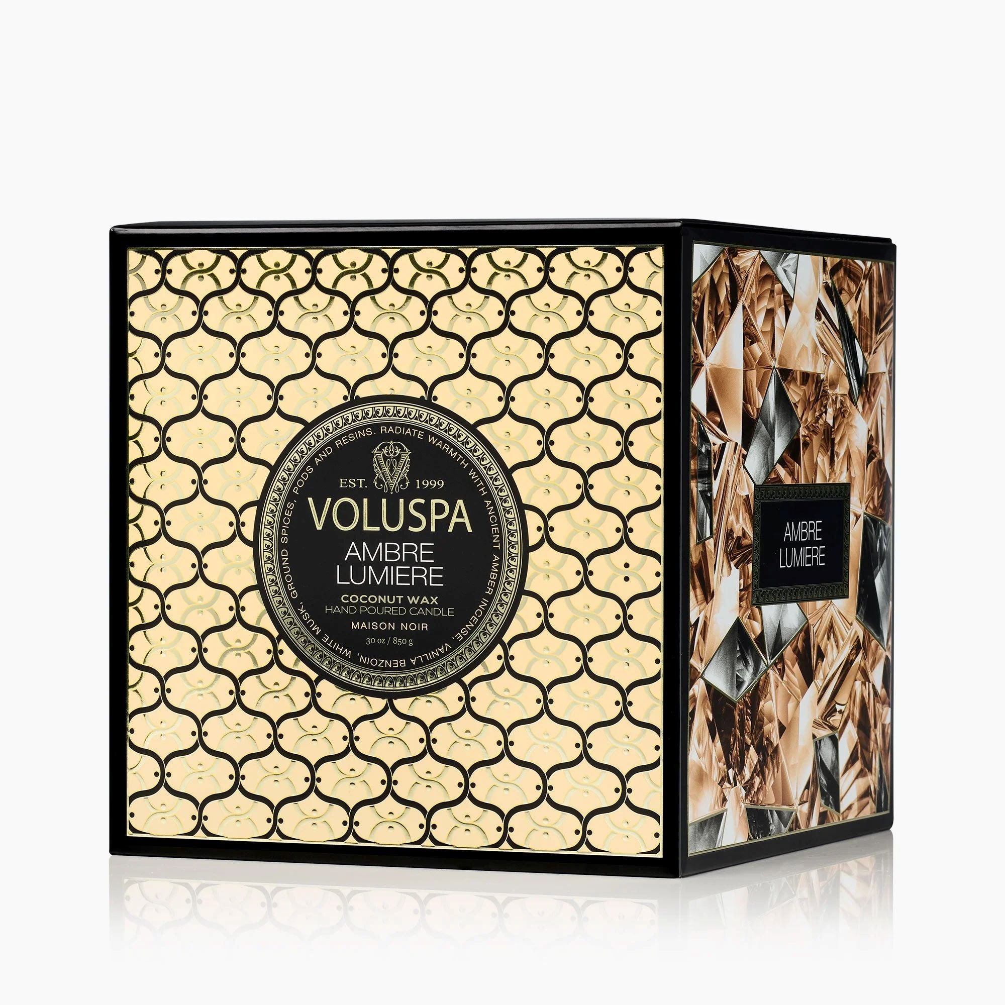 Voluspa Ambre Lumiere Luxe Candle - Thumbnail 3