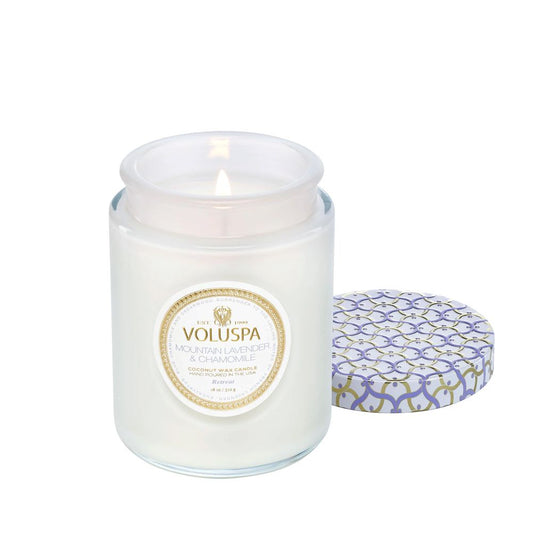 Voluspa Mountain Lavender & Chamomile Large Jar Candle