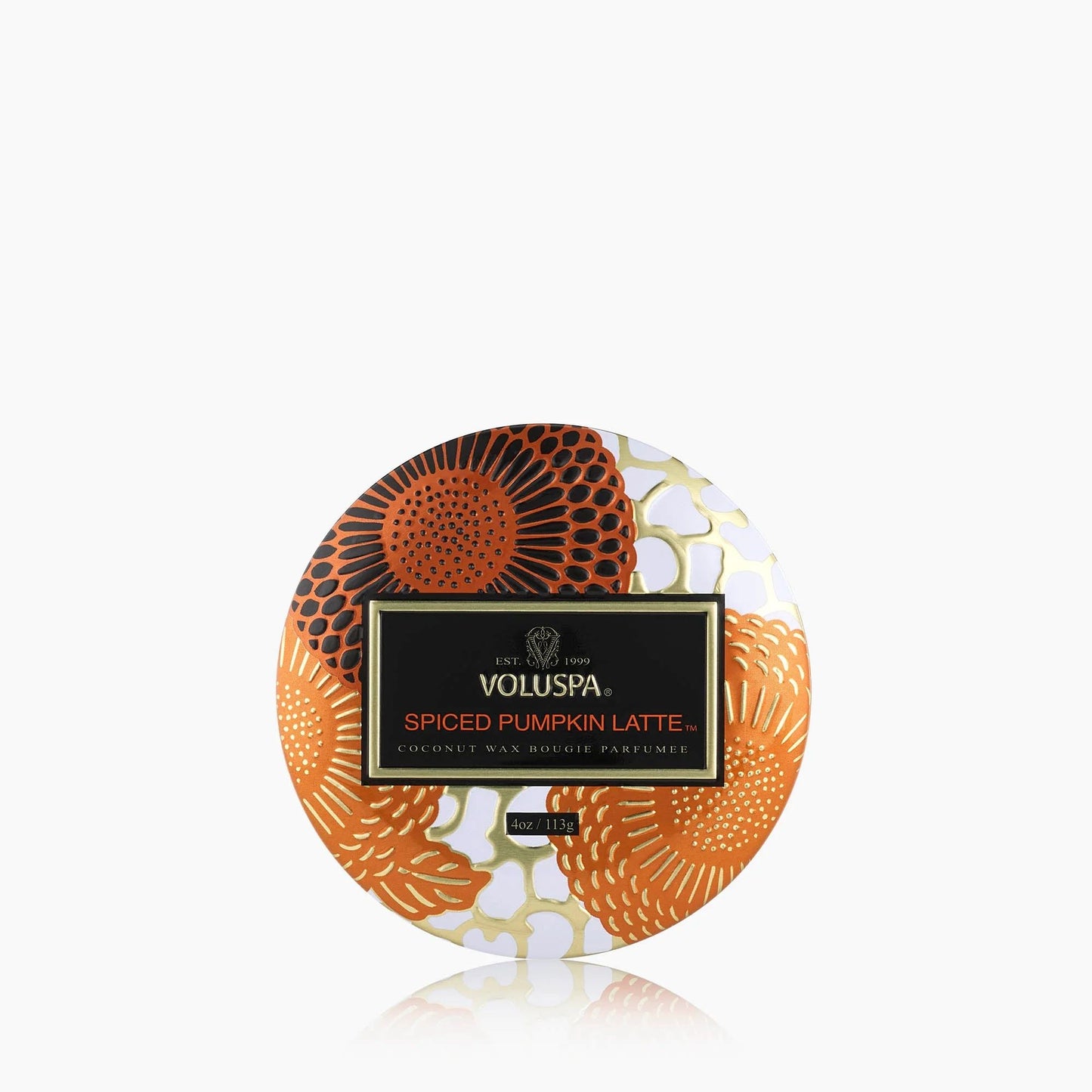 Voluspa Spiced Pumpkin Latte Mini Tin Candle