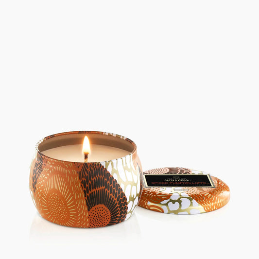 Voluspa Spiced Pumpkin Latte Mini Tin Candle