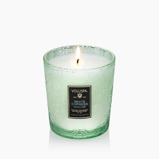 Voluspa White Cypress Classic Candle