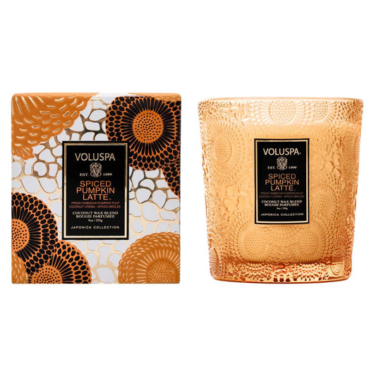 Voluspa Spiced Pumpkin Latte Classic Candle