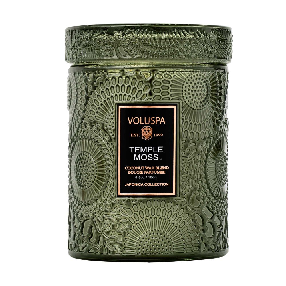 Voluspa Temple Moss Small Jar Candle