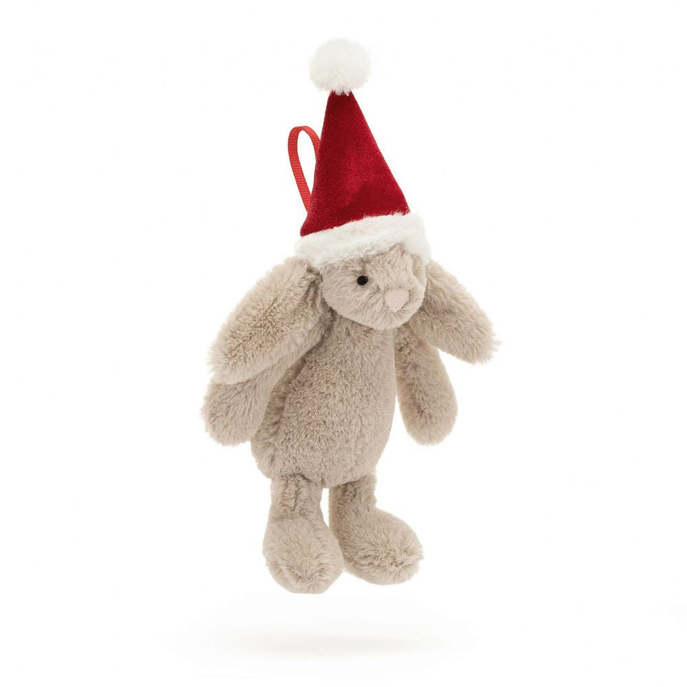 Jellycat Bashful Christmas Bunny Ornament