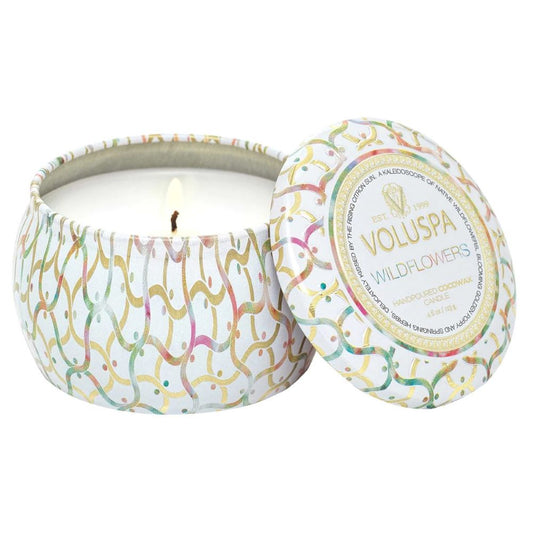 Wildflowers Mini Tin Candle