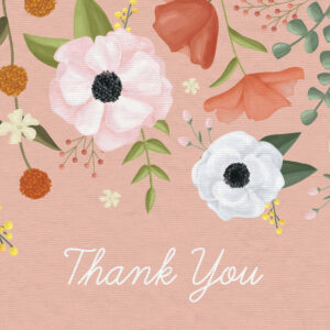 Wild Garden Thank You Boxed Cards