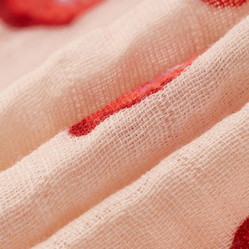 Strawberry Organic Cotton Swaddle - Image 2