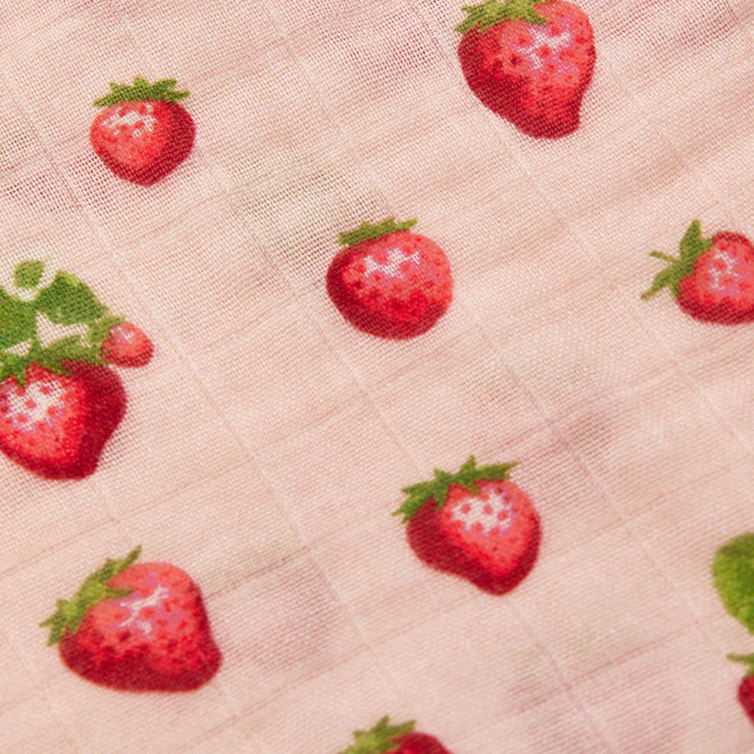 Strawberry Bamboo Mini Lovey - Image 2