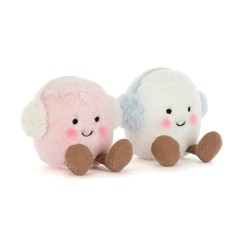 Jellycat Amuseables Toastie Pink and White Marshmallows - Image 4
