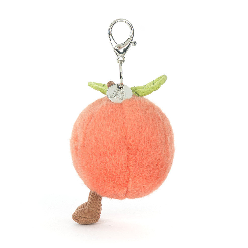 Jellycat Amuseables Peach Bag Charm - Image 2