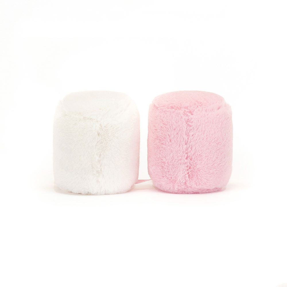 Jellycat Amuseables Pink and White Marshmallows - Image 3
