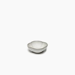 Serax Inku | White Ribbed Pinch Bowl