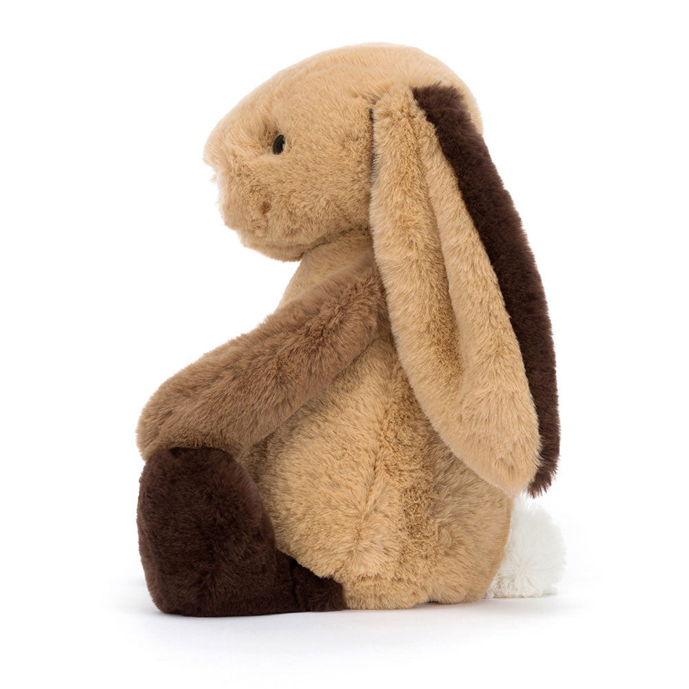 Jellycat Bashful Patchwork Brown Bunny Original - Image 2