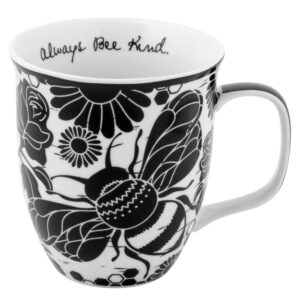 Bee Black & White Boho Mug