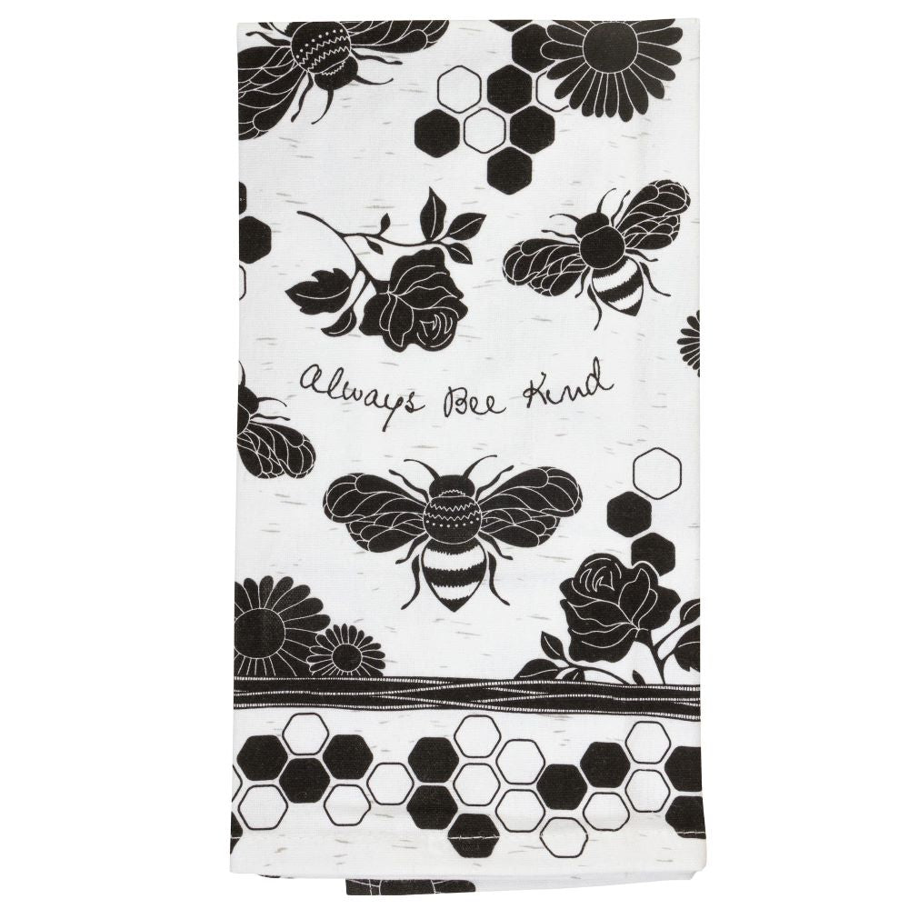 Black & White Boho Tea Towel - Image 7