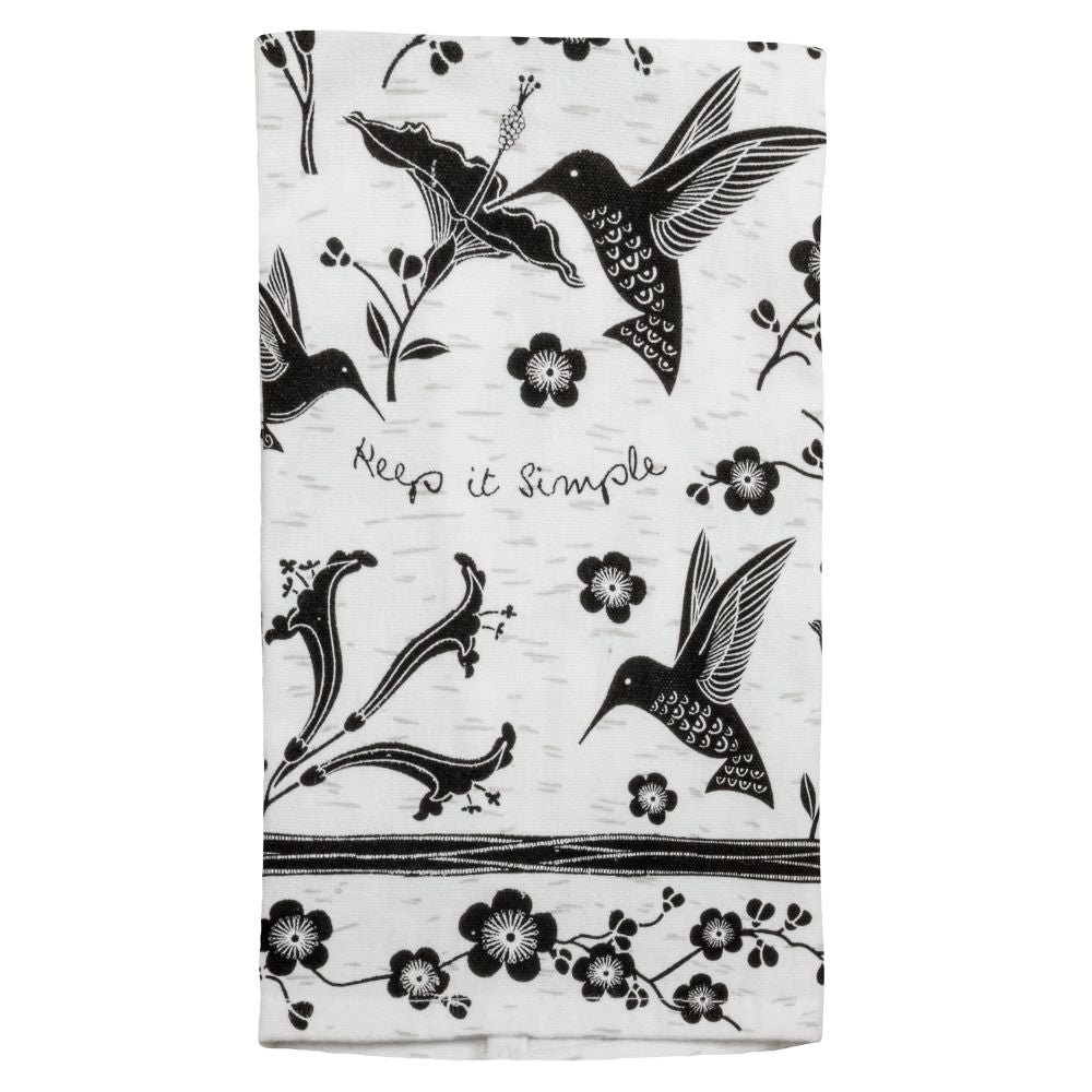 Black & White Boho Tea Towel - Image 6